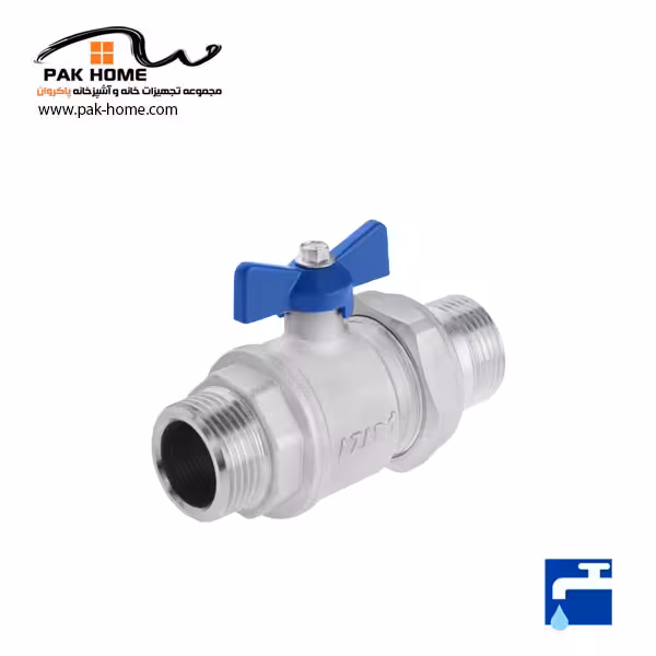 شیر مهره ماسوره دار یک سر مغزی آذر 129 سایز 3/4