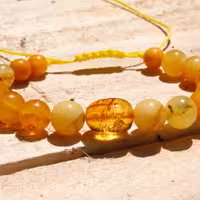 دستبند کهربا طبیعی لهستان