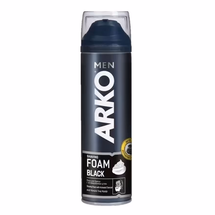 فوم اصلاح آرکو مدل Black حجم 200 میلی لیتر