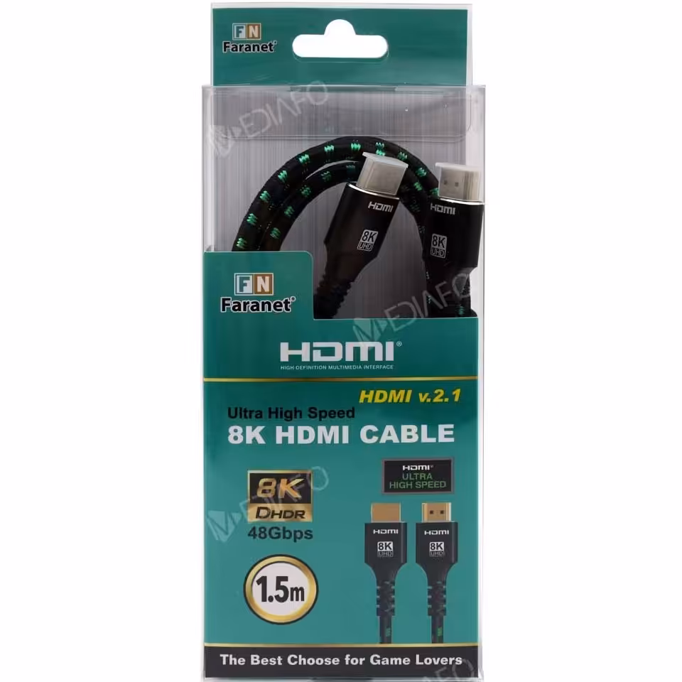 کابل او دی ورژن 2.1 1.5 متری فرانت 8K