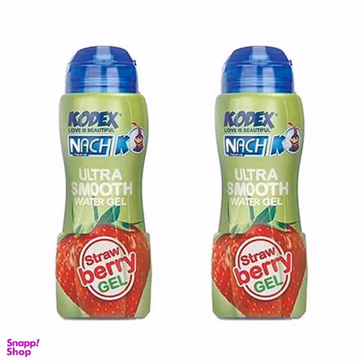 ژل روان کننده ناچ کدکس (Nach Kodex) با اسانس توت فرنگی حجم 90 میلی لیتر بسته 2 عددی