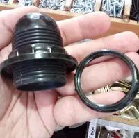 سرپیچ گریف دار اخگر الکتریک E27 با دو مهره 