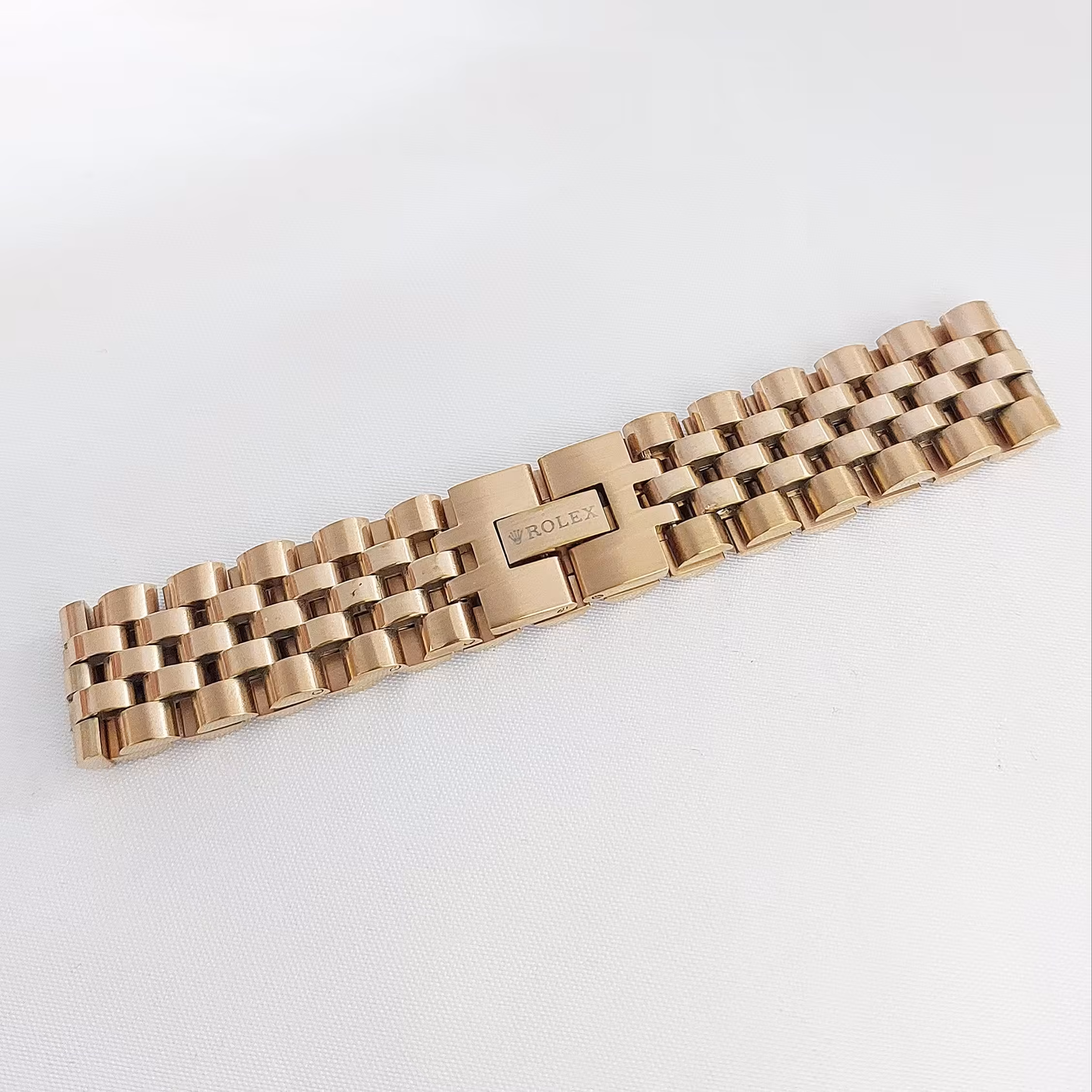 دستبند رولکس استیل رنگ رزگلد رنگ ثابت