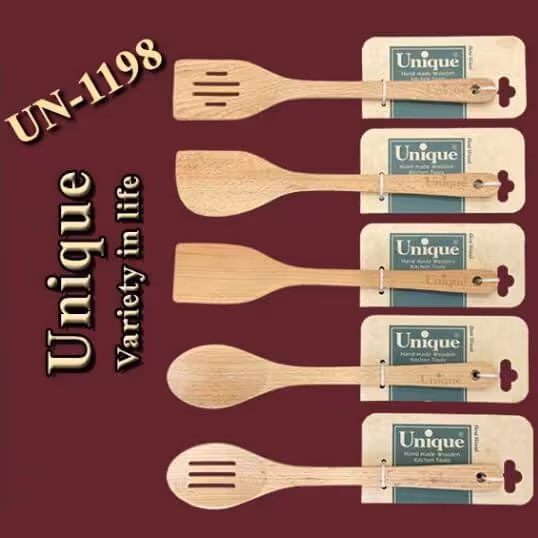 سرویس کفگیر ملاقه چوبی یونیک UN-1198