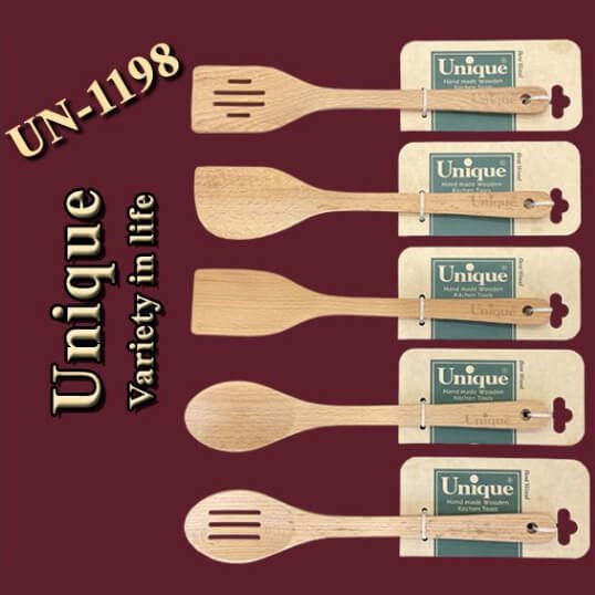 سرویس کفگیر ملاقه چوبی یونیک UN-1198
