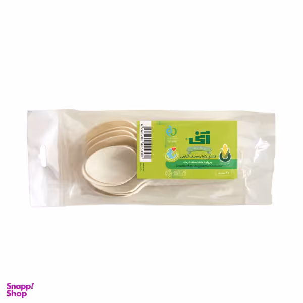 قاشق چایخوری یکبارمصرف آنی کد 533 بسته 25 عددی