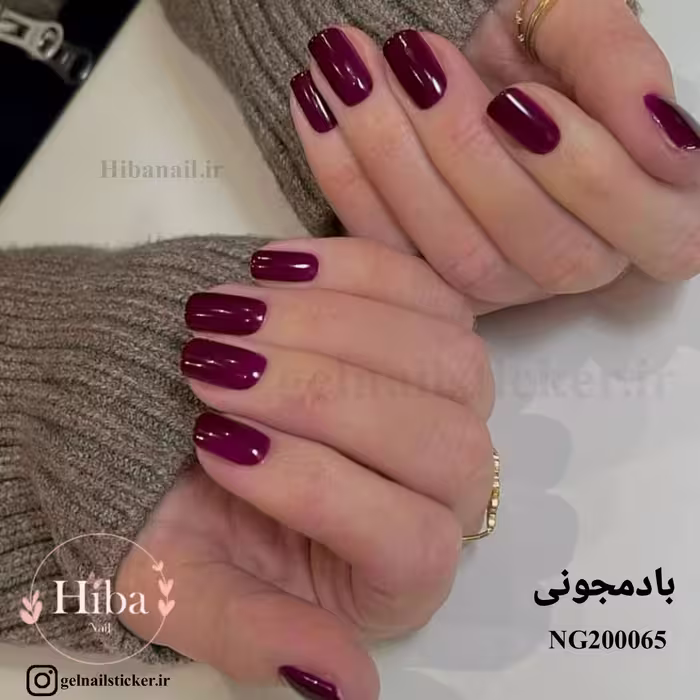 استیکر ژله ای کاشت ناخن (نیل رپ)_کد NG200065