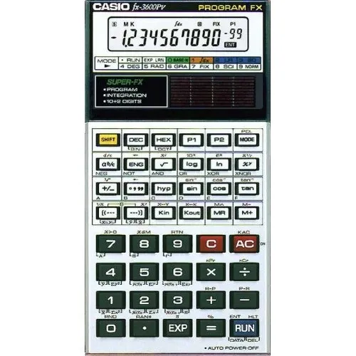 ماشین حساب FX-3600PV کاسیو اصلی