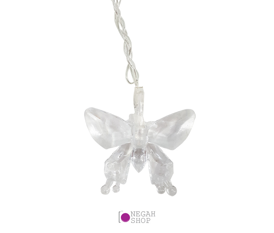 ریسه ال ای دی عکاسی پرده ای پروانه ای 16 آویز 2 متر آفتابی برقی