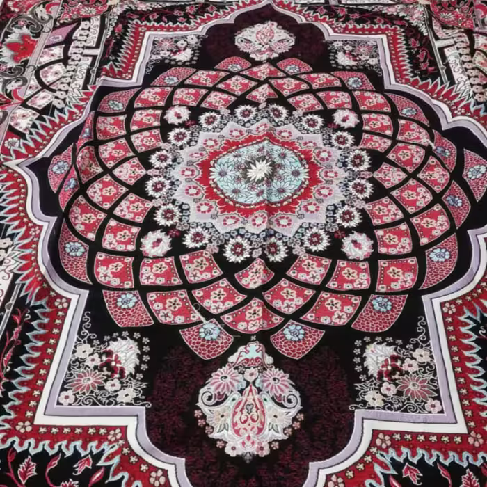 روفرشی 12 متری دوشانل باکیفیت فوق العاده عالی (مشکی و قرمز)