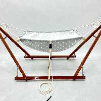 گهواره چوبی تاشو  (چوب راش مرغوب)