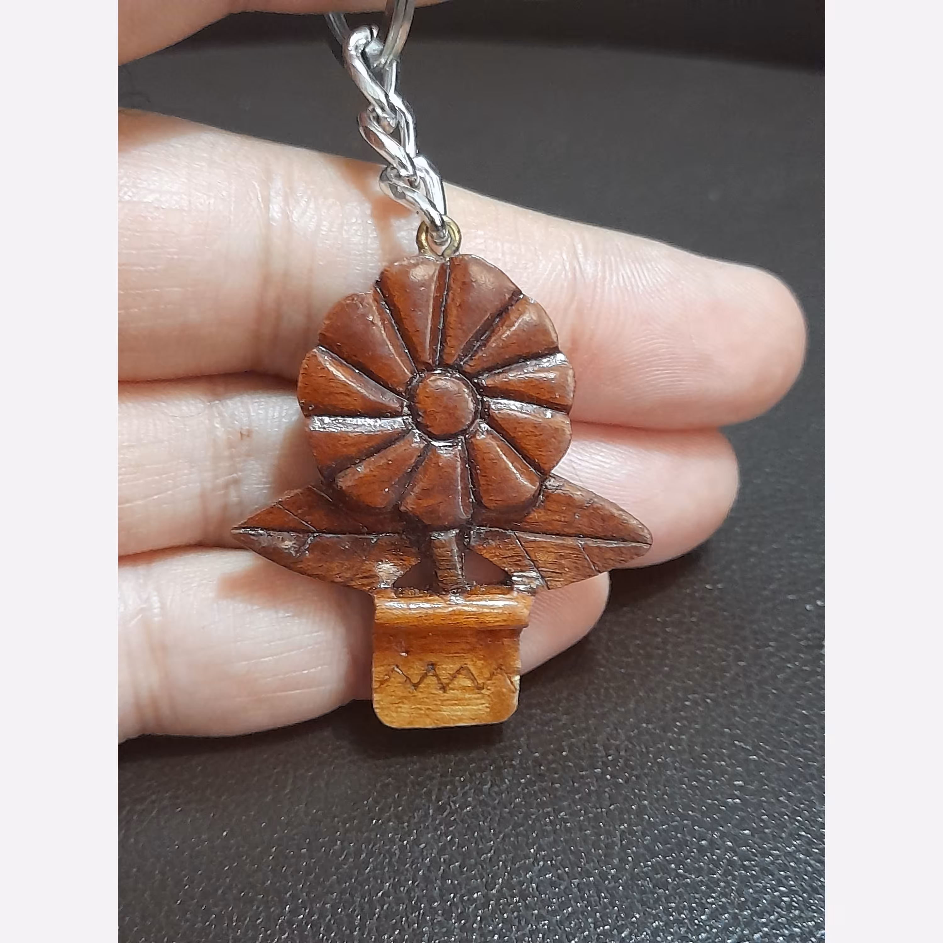 جاکلیدی سبد گل جاسوئیچی چوبی عناب