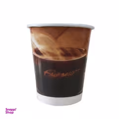 لیوان یکبار مصرف کاغذی الین پلاست مدل KGH4-100 بسته 100 عددی