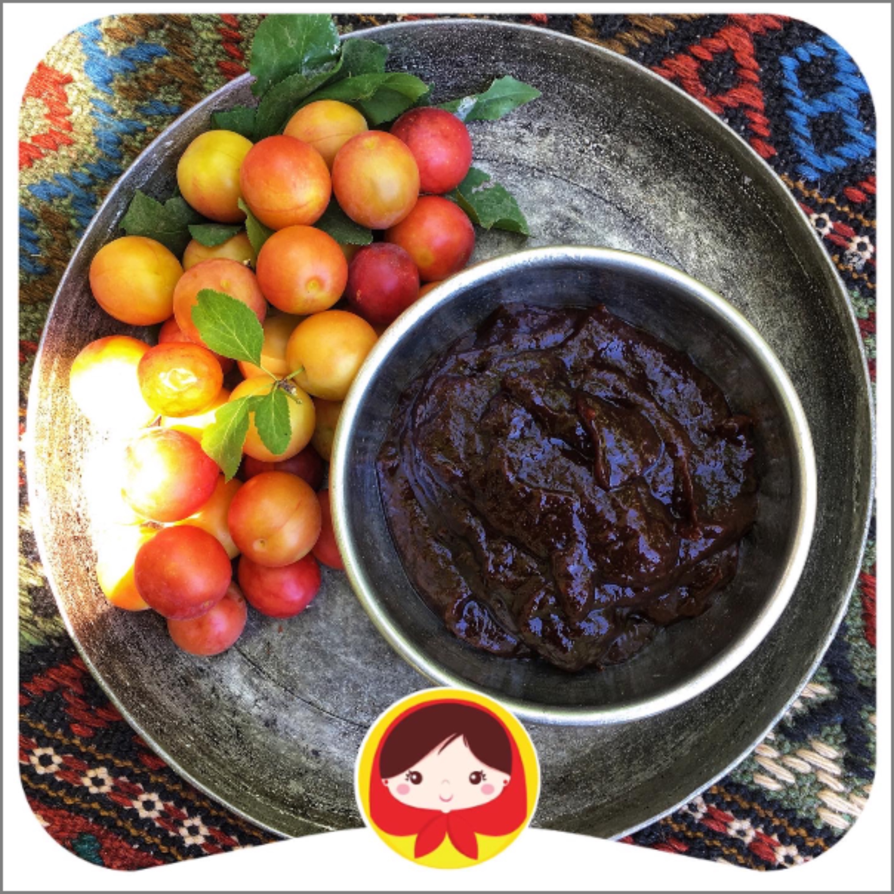 رب آلوچه خانگی یک کیلویی