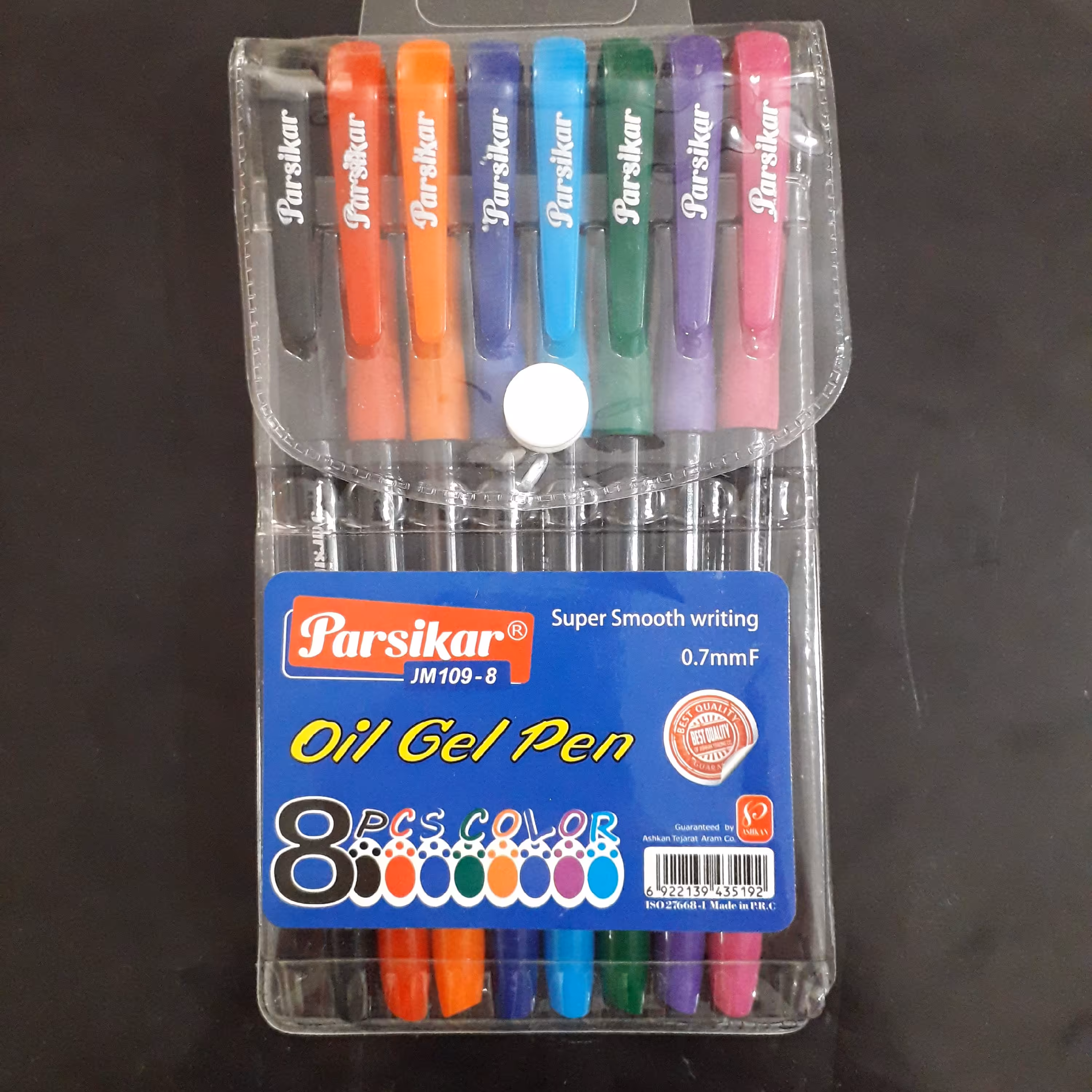 خودکار 8 رنگ پارسیکارنوع محصولخودکارنوع نوشتاری معمولیقطرنوشتاری0.7 میلی متر