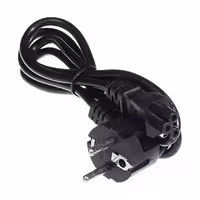 کابل برق لپ تاپ 1.5 متر ضخیم درجه 1 ( کابل سه پین لپ تاپ)