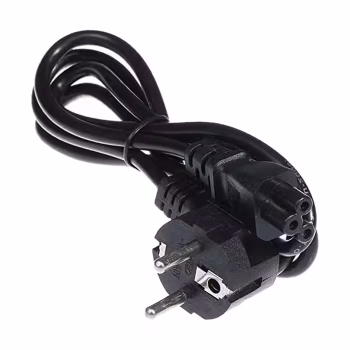 کابل برق لپ تاپ 1.5 متر ضخیم درجه 1 ( کابل سه پین لپ تاپ)