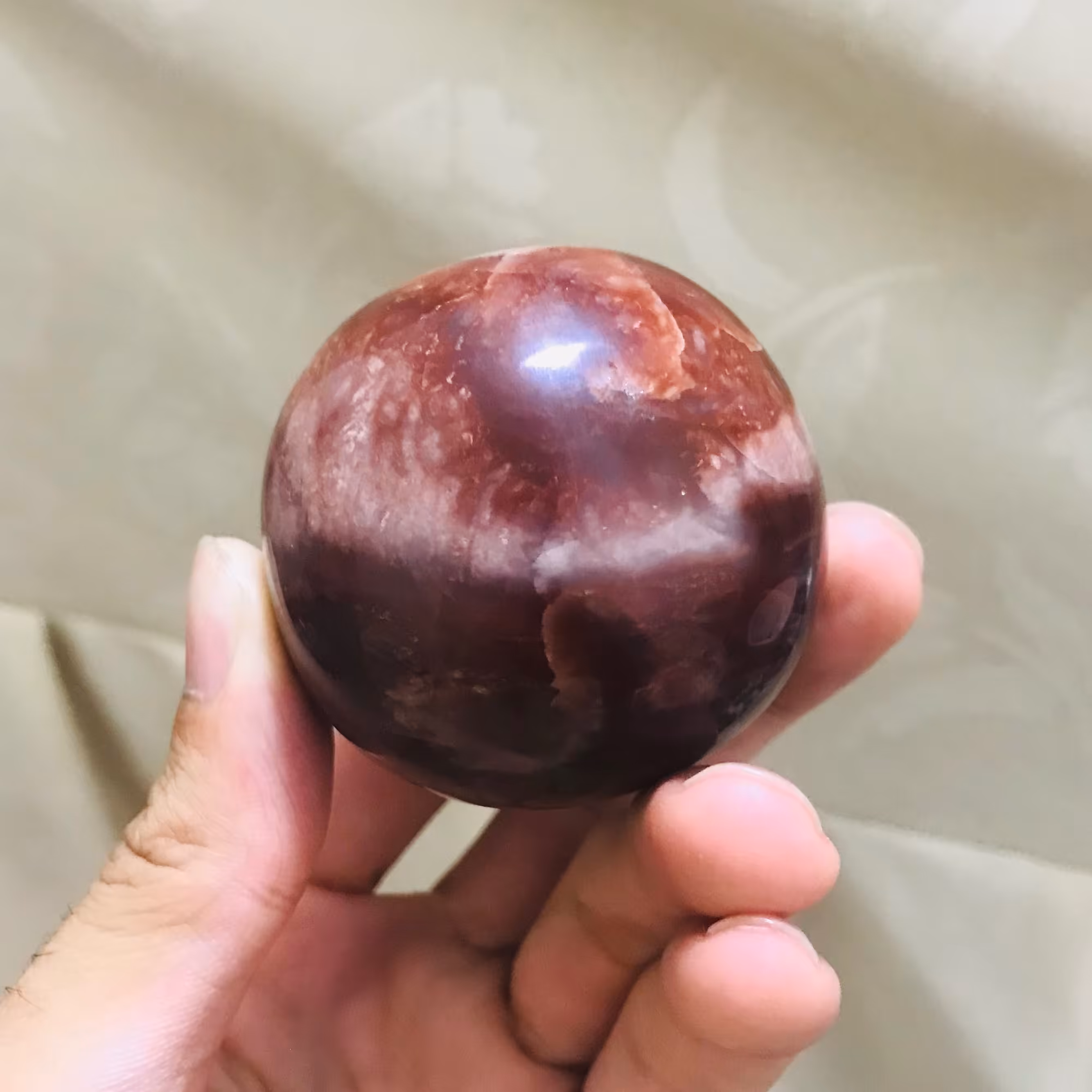 گوی سنگی مرمری مخصوص تزئین ، دکور و ماساژ