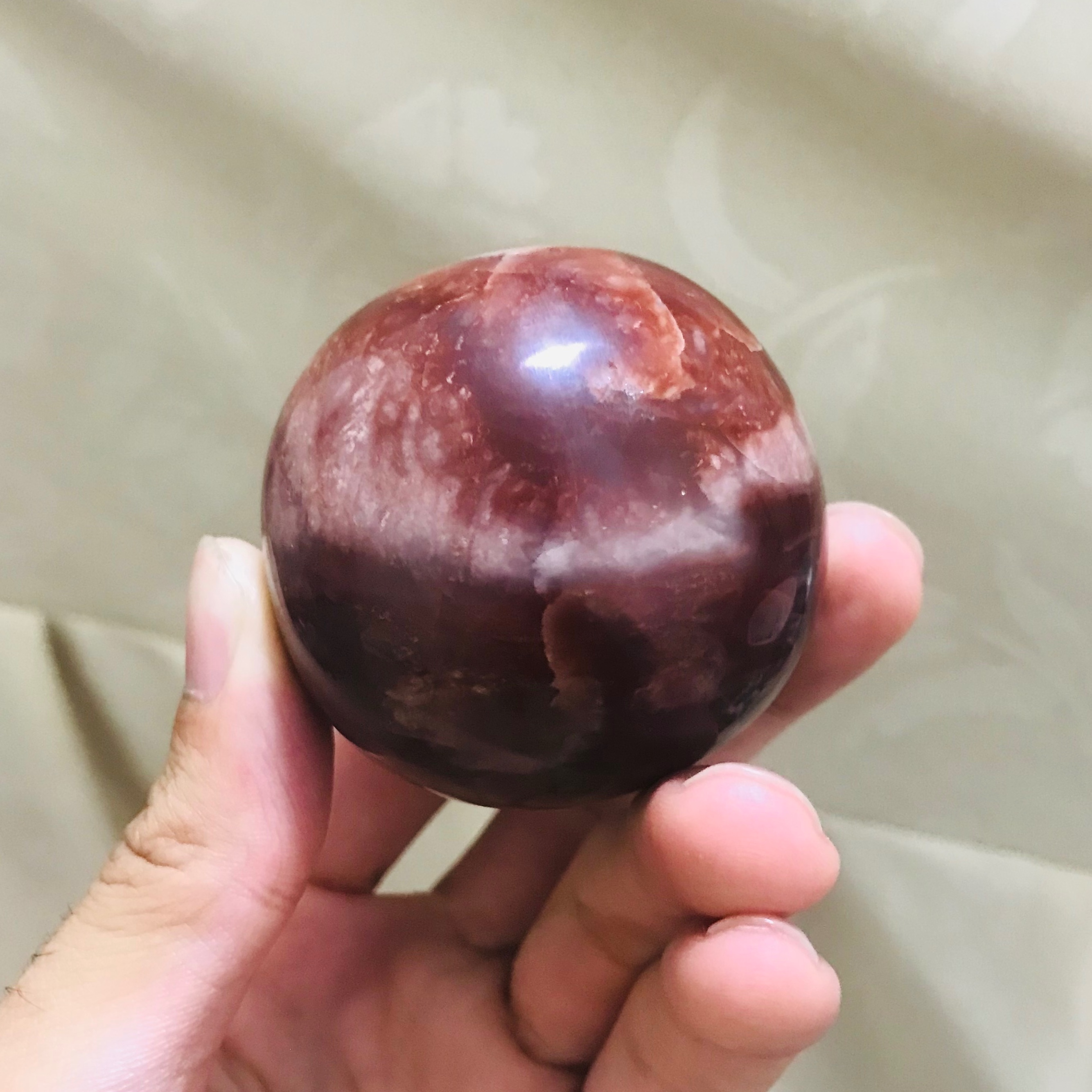 گوی سنگی مرمری مخصوص تزئین ، دکور و ماساژ