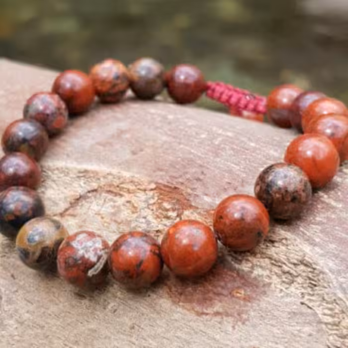 دستبند جاسپر مخصوص کم خونی و فقر آهن