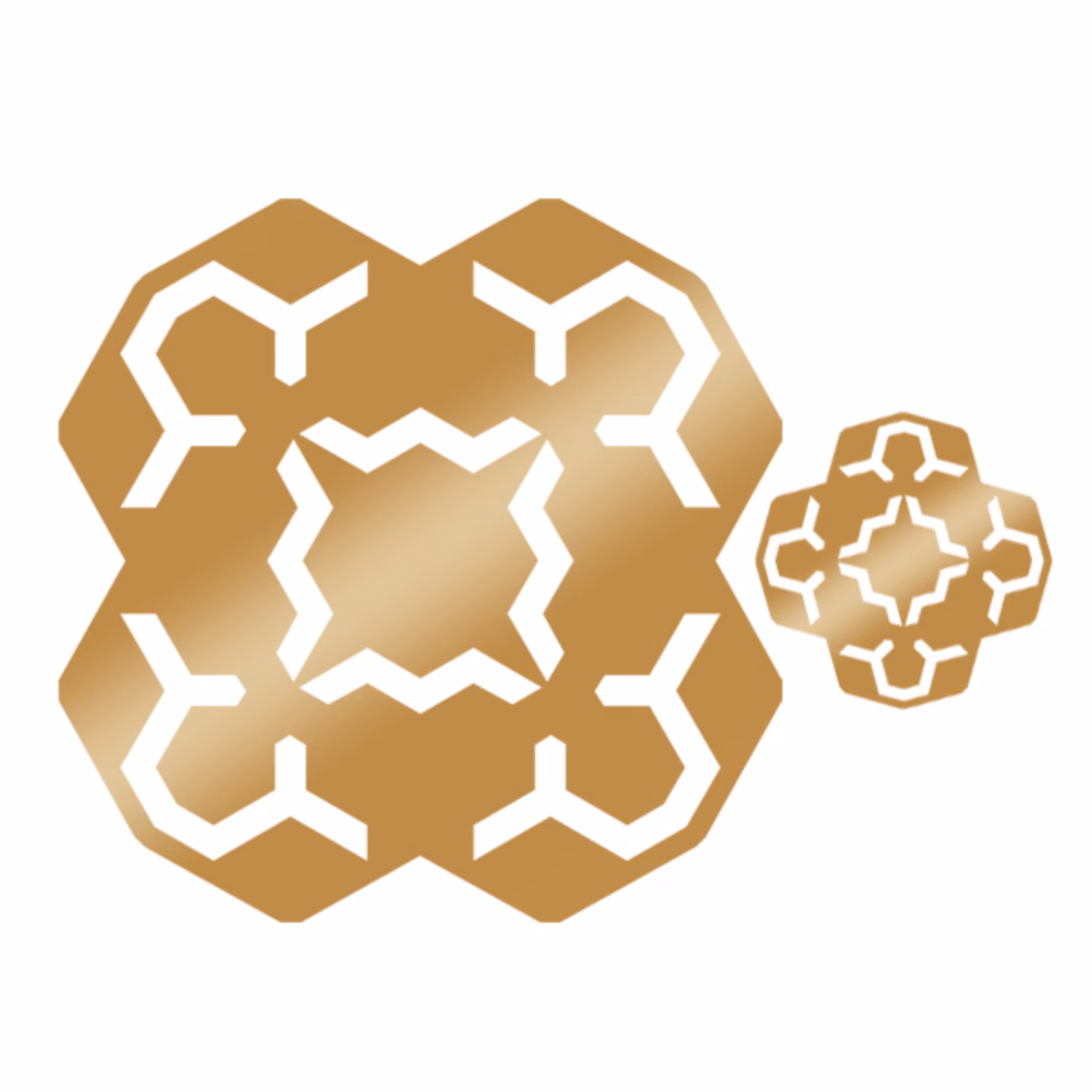 زیر بشقابی مدل 1406 مجموعه 4 عددی طلایی به همراه زیر لیوانی ست 