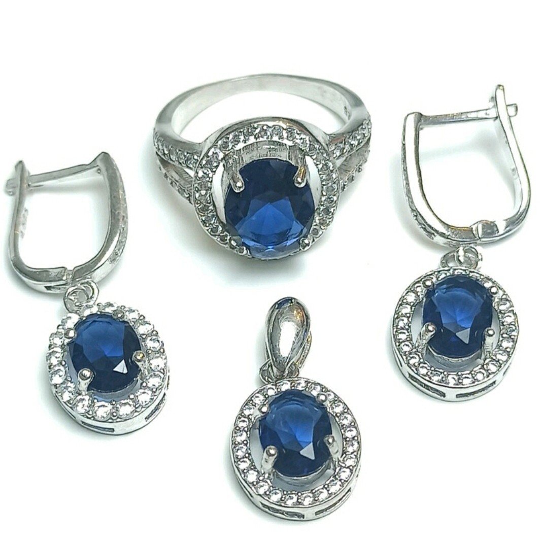 نیم ست نقره با روکش رادیوم 6