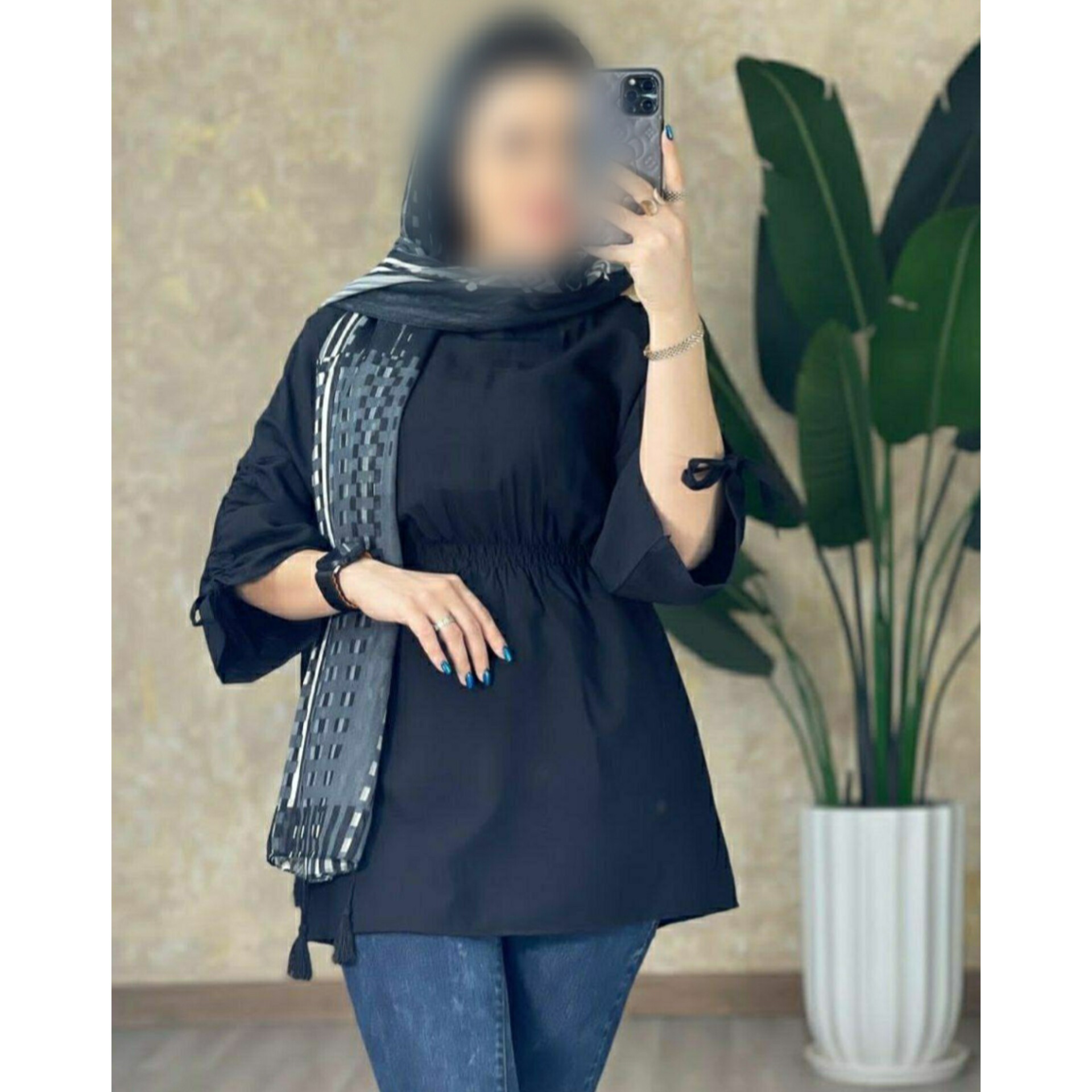 تونیک مانتویی ساده
