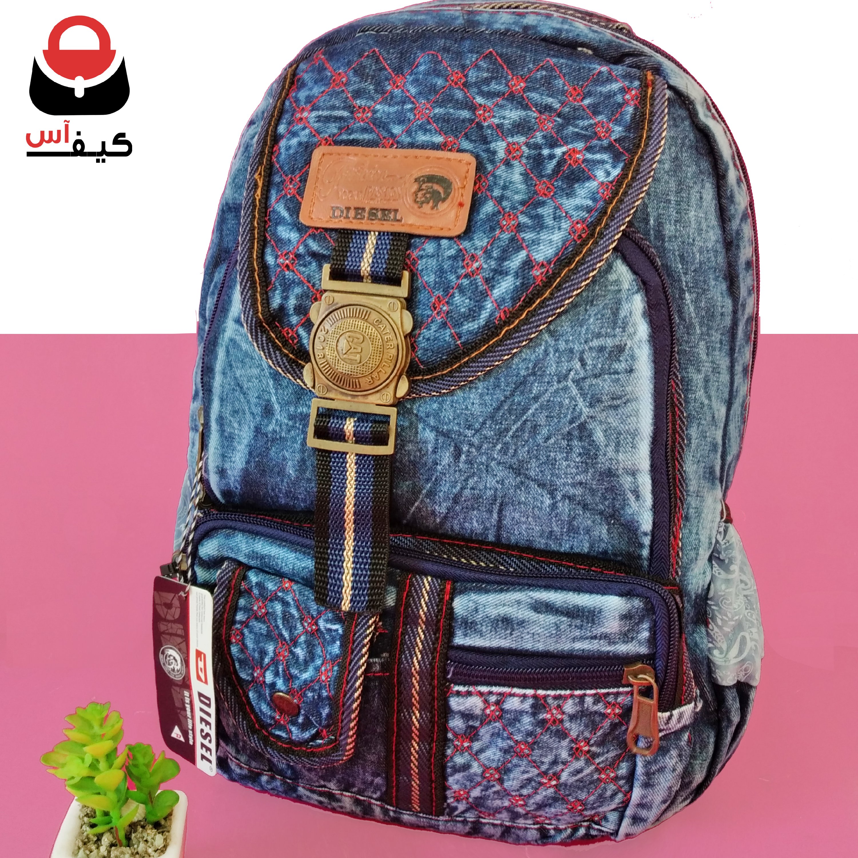 کوله پشتی لی جین اسپورت تحصیلی روزمره قفل دار