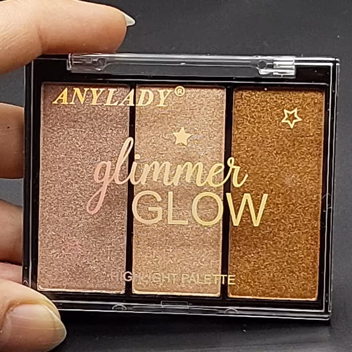 هایلایتر پودری آنی لیدی ANY LADY مدل الماس شماره 03  نشست قوی  بسیار ماندگار  رنگهای کاربردی انقضا 2027