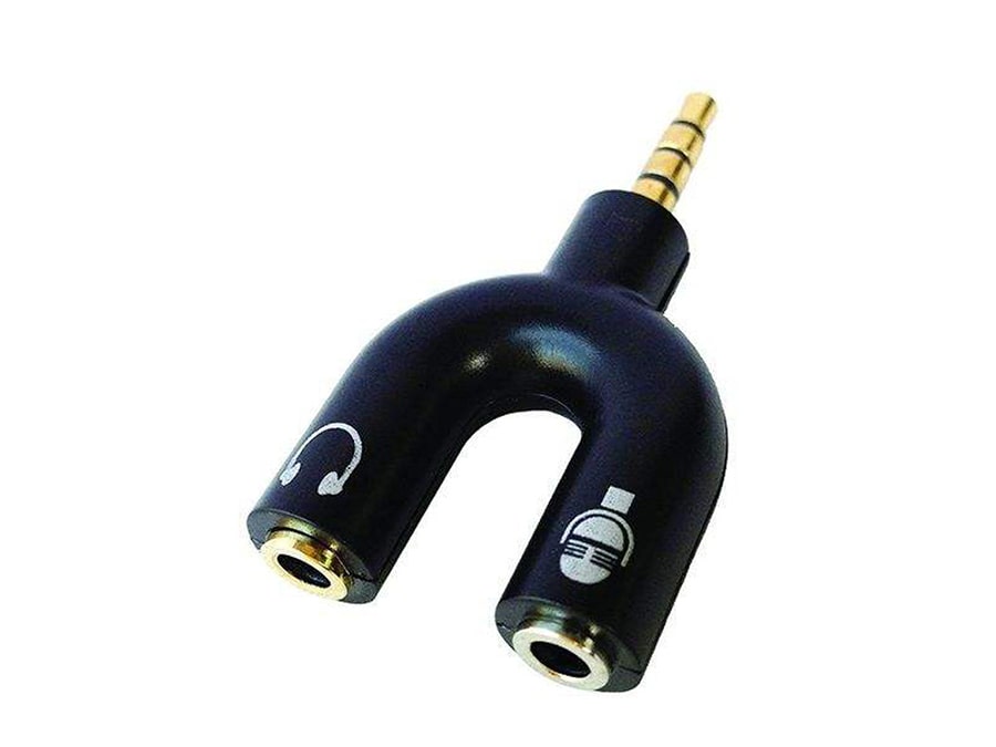 مبدل یک به دو میکروفون و هدفون 2خط به جک صدا 3خط Converter 3.5 mm Jack to Microphone and Headphones
