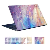 اسکین(برچسب) لپتاپ به همراه استکیر کیبورد و تاچ پد-طرح marble-کد25-سفارشی