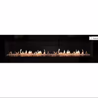 شومینه گازی دیواری تمام شیشه 200 در 55