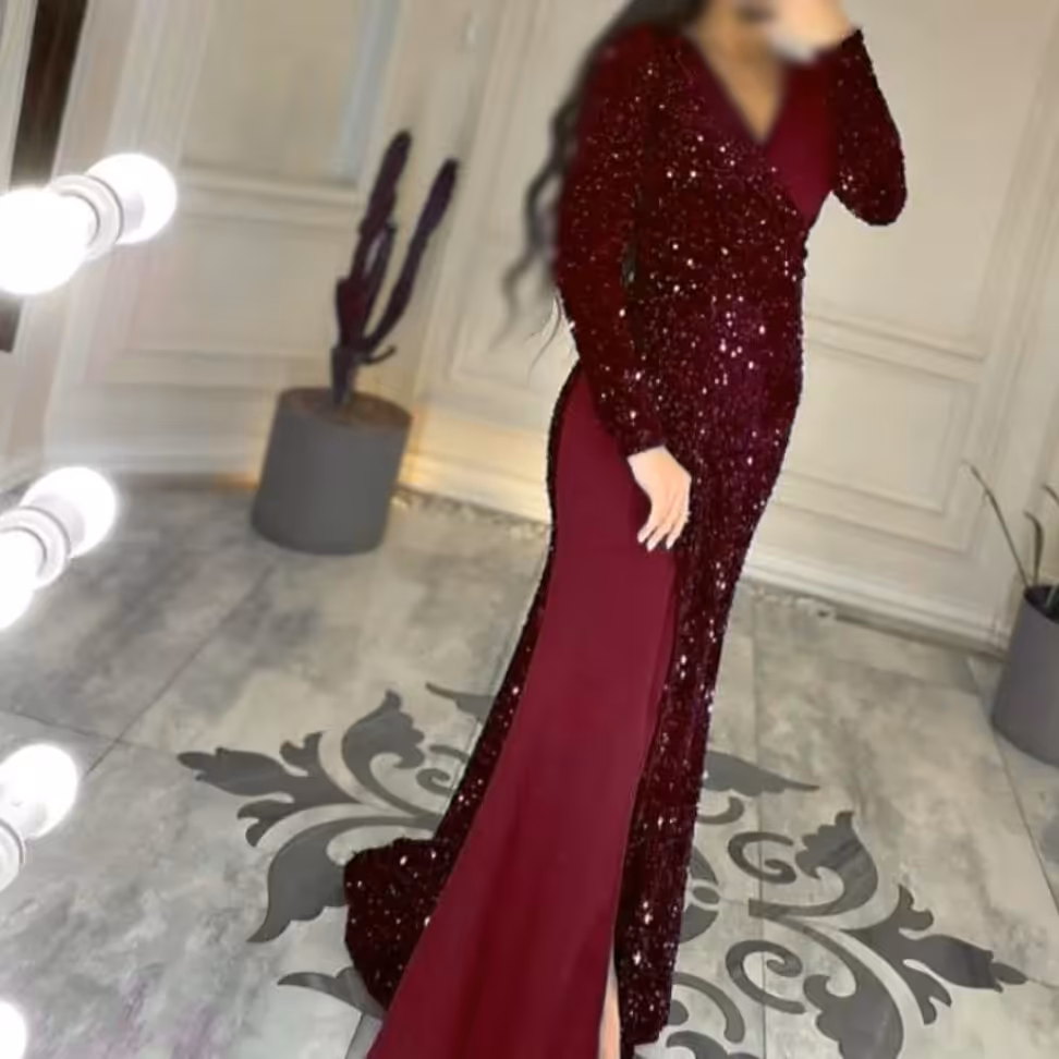 پیراهن غواصی و مخمل پولک 40 تا 50