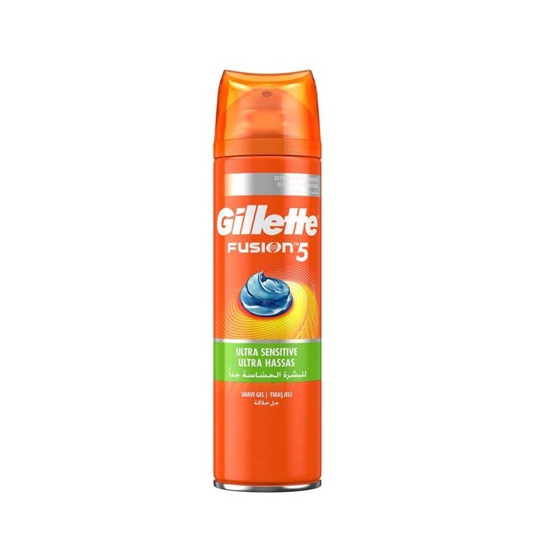 ژل اصلاح مدل Ultra Sensitive FUSION 5 ژیلت 200 میل