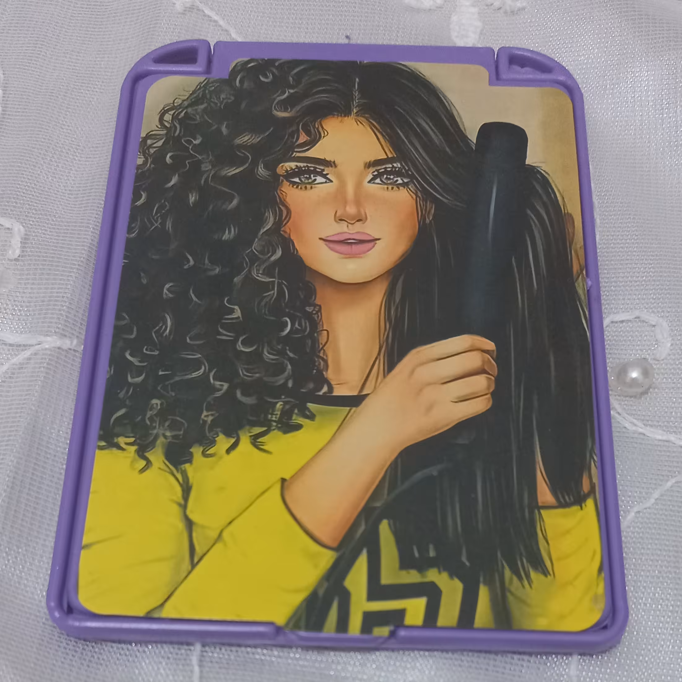 آینه دخترانه فانتزی در رنگ های متنوع و قیمت مناسب 