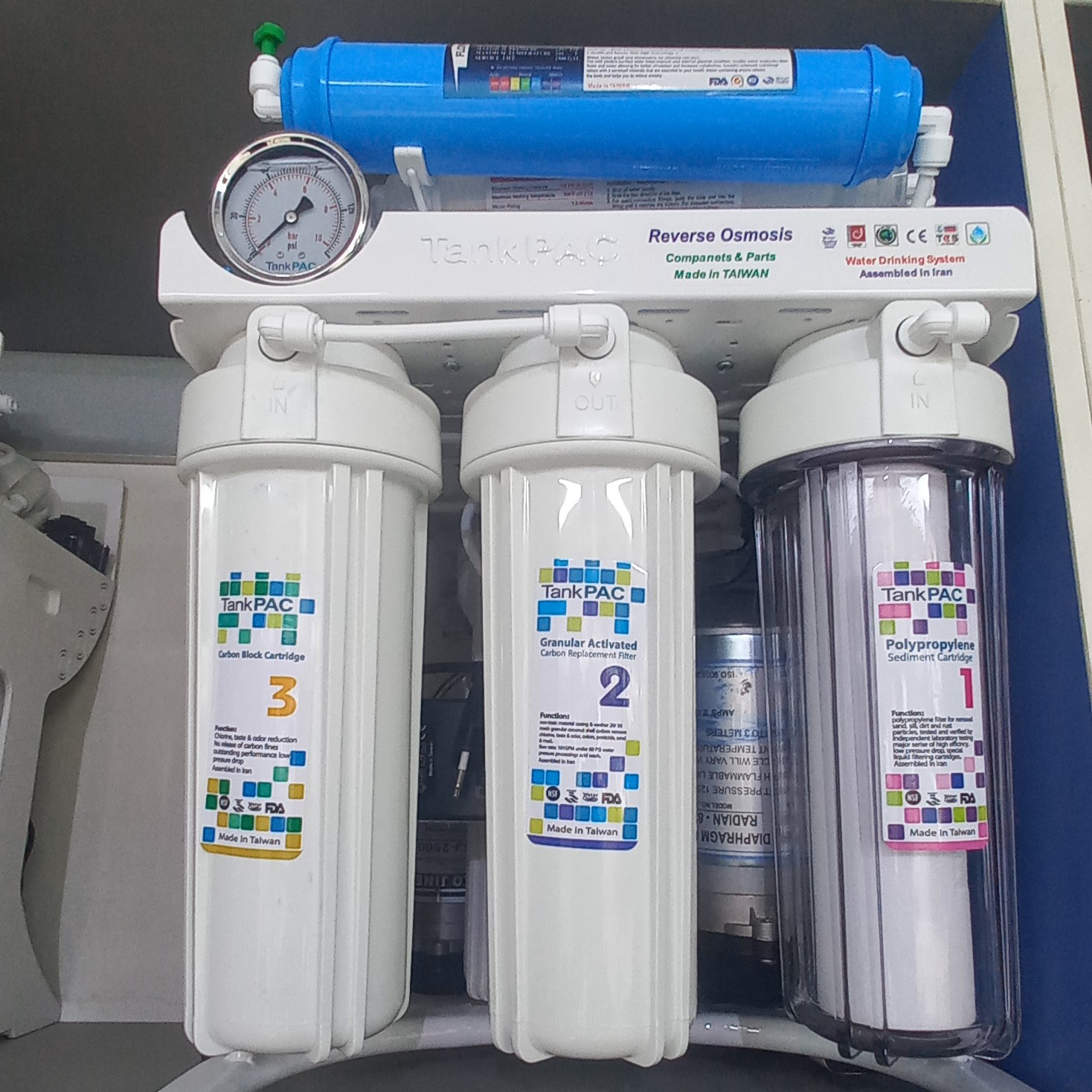 دستگاه تصفیه آب تانک پک