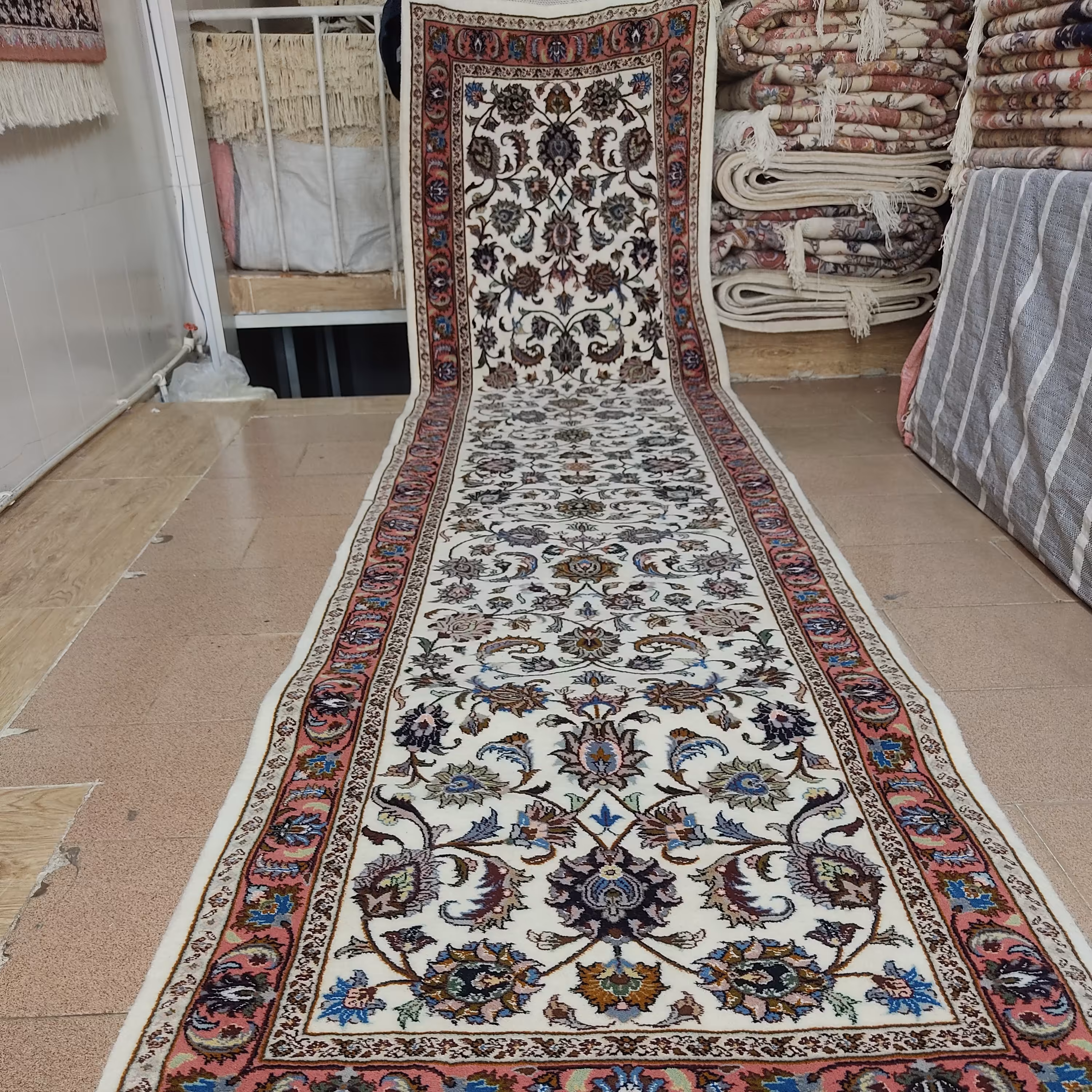 کناره 4 متری افشان (فرش دستبافت)