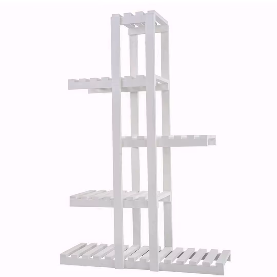 میز گلدان طبقه بندی رنگ سفید قابل شستشو بدون تغییر رنگ و شکل 