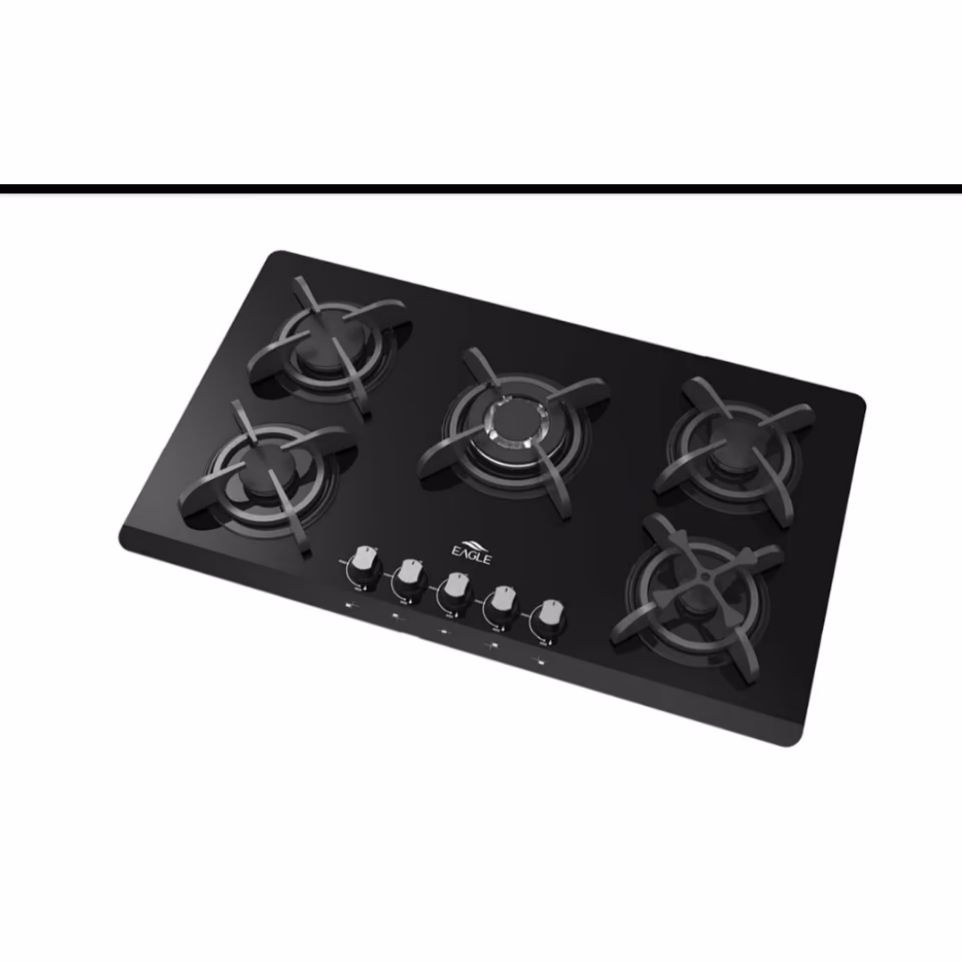 اجاق گاز شیشه ای ایگل مدل 105 با سر شعله های پر بازده