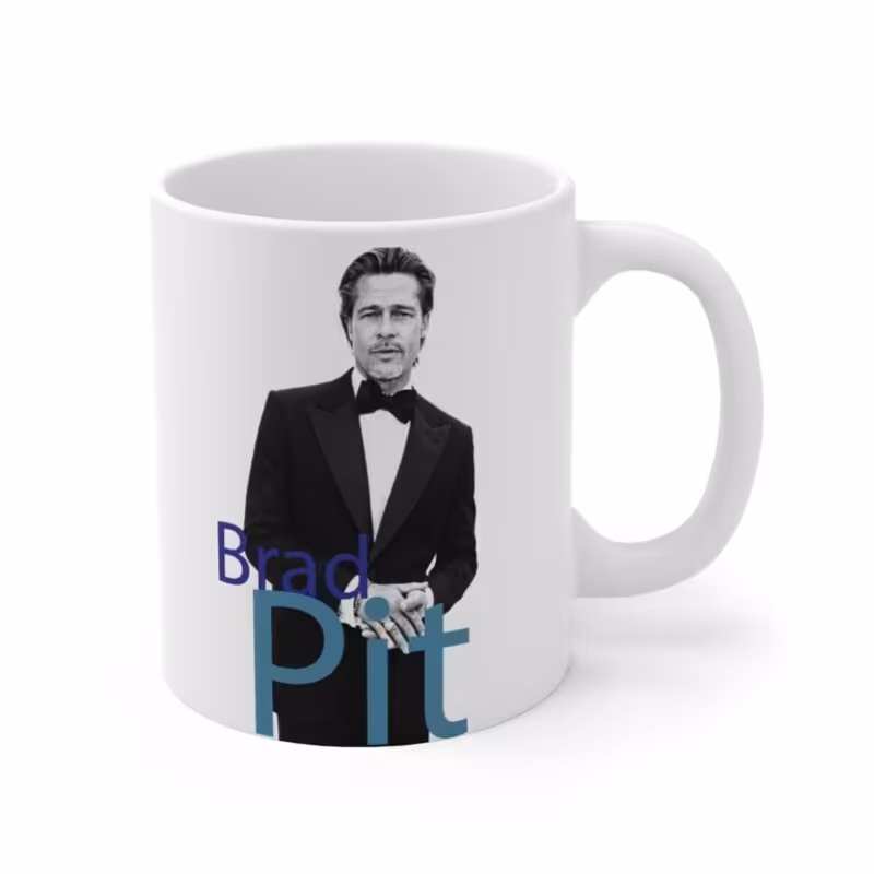 ماگ طرح برد پیت Brad Pitt مدل NM1866
