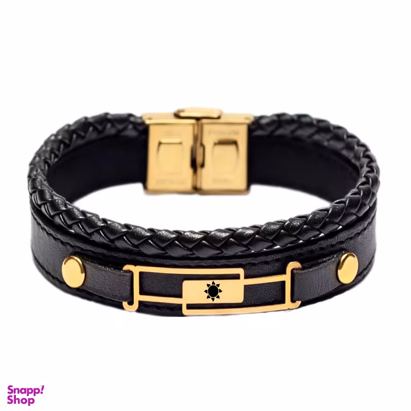 دستبند طلا 18 عیار زنانه لیردا مدل خورشید کد 5063 mod