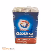 روغن موتور فلزی 10W40 توتال QUARTZ 7000 وارداتی 4 لیتر