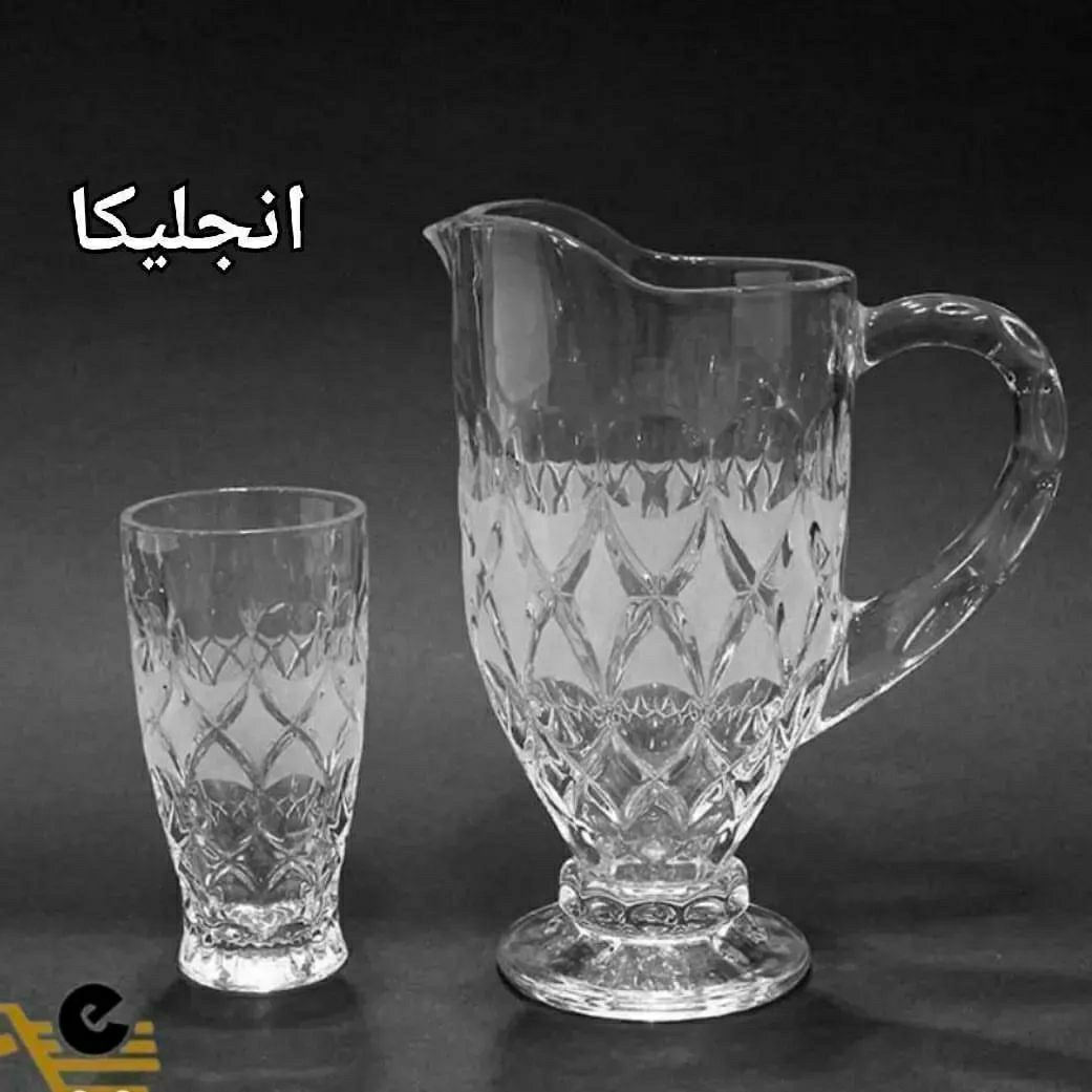پارچ لیوان کریستال 