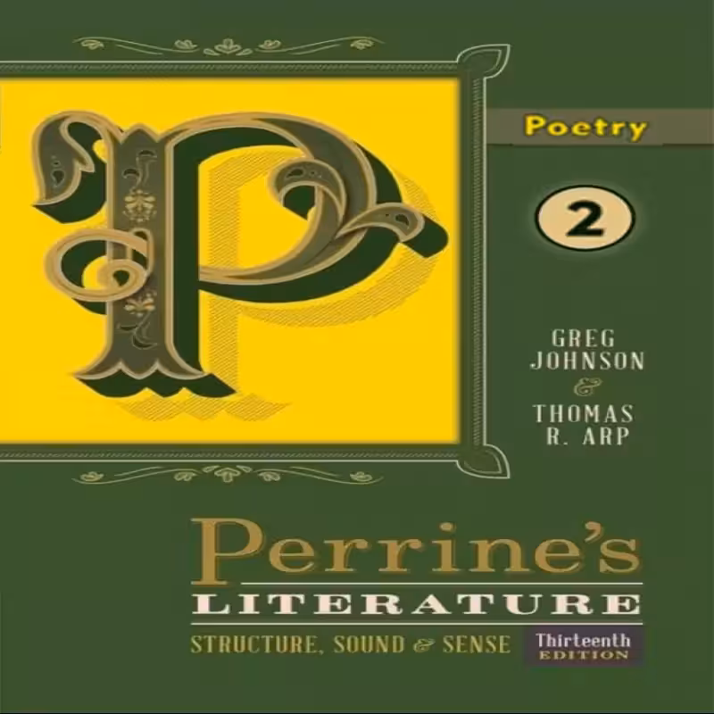 2 Perrines Literature 13th Edition کتاب