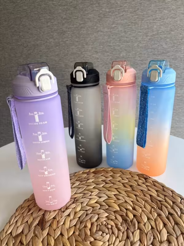 قمقمه نی دار یک لیتری رنگی کد 21776