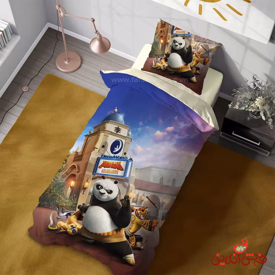 روتختی سه بعدی طرح پاندای کونگ فو کار کد 3135