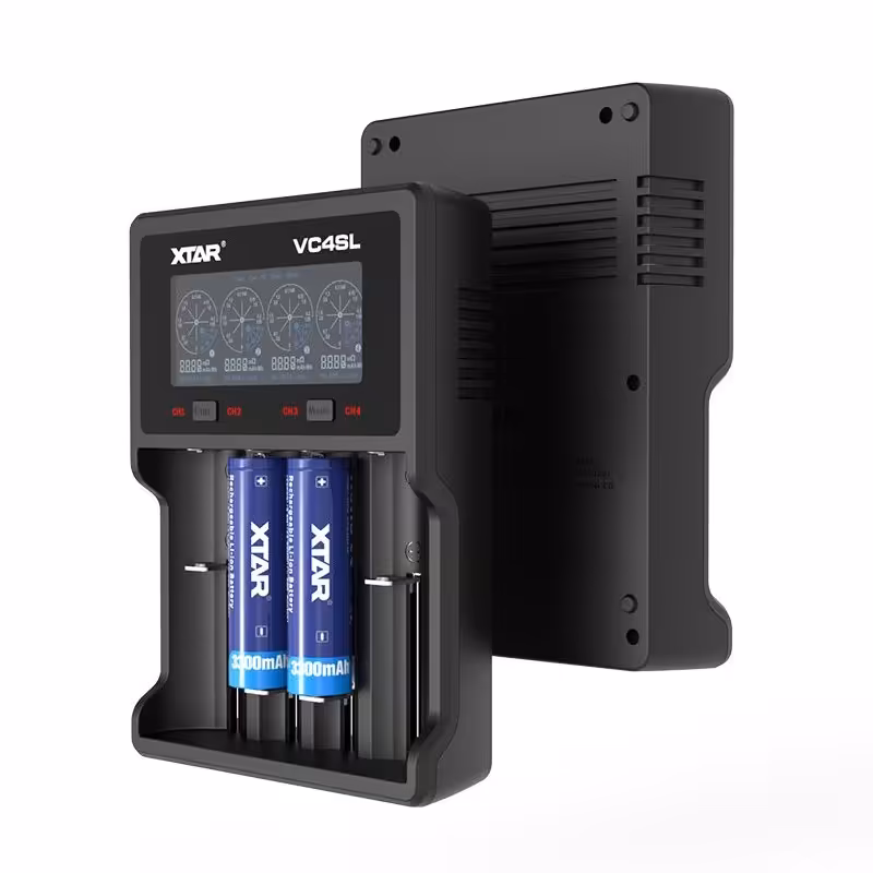 شارژر باتری 4 شیار هوشمند Xtar مدل VC4SL