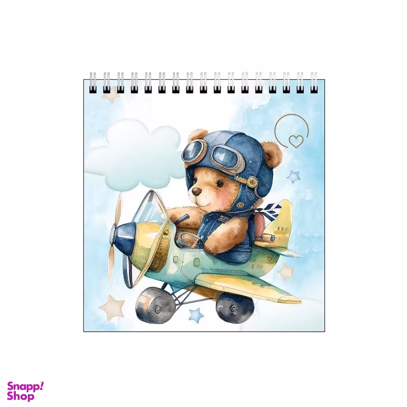 دفتر طراحی بامبیلیپ طرح خرس خلبان کد 8067291