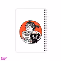 دفترچه یادداشت بامبیلیپ مدل چوبی طرح سلفی من و سگهام کد 1285637