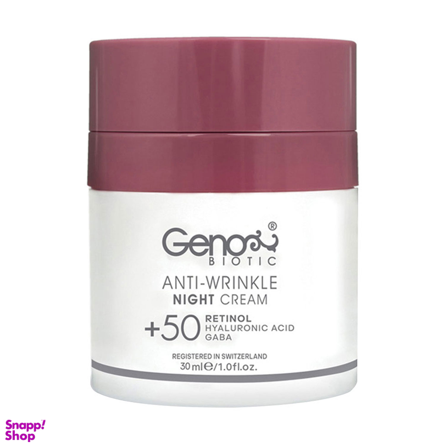 کرم شب ضد چروک ژنوبایوتیک (Genobiotic) مخصوص سنین بالای 50